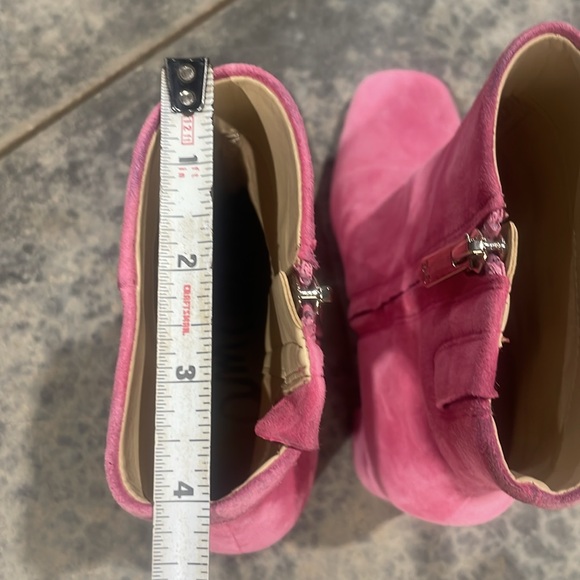 Sam Edelman- SZ 7 Pink Suede Codie Ankle Boots - Picture 8 of 11